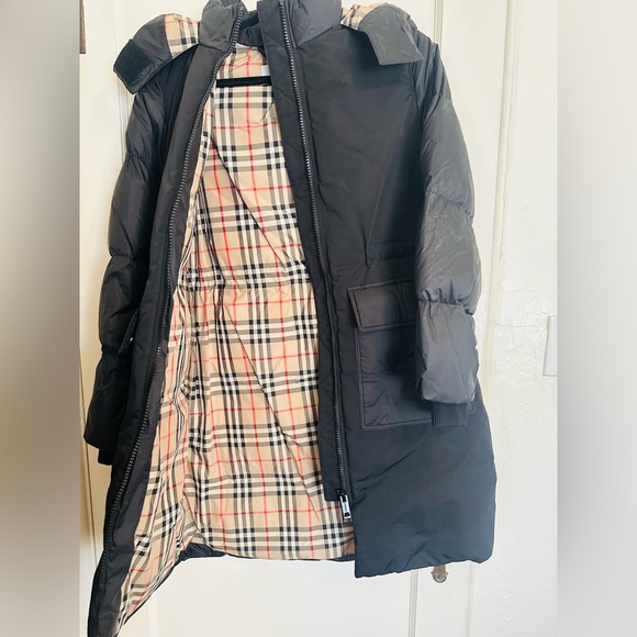 Burberry Reva Down Puffer Jacket Coat plaid jacket horseferry vintage check - Picture 7 of 8